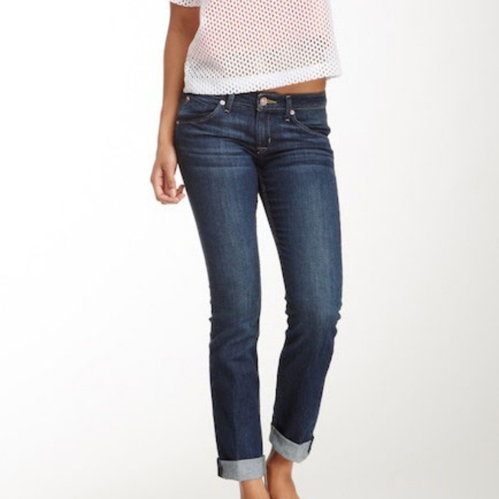Hudson Bavaria Crop Straight Cuffed Size 28